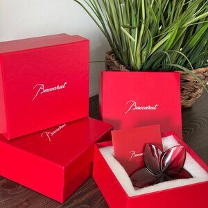 Baccarat Bloom Collection, Red Flower